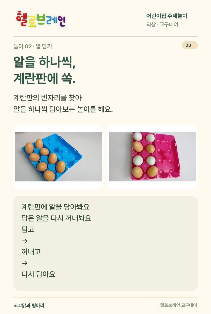 꼬꼬닭과 병아리 상세 안내 3